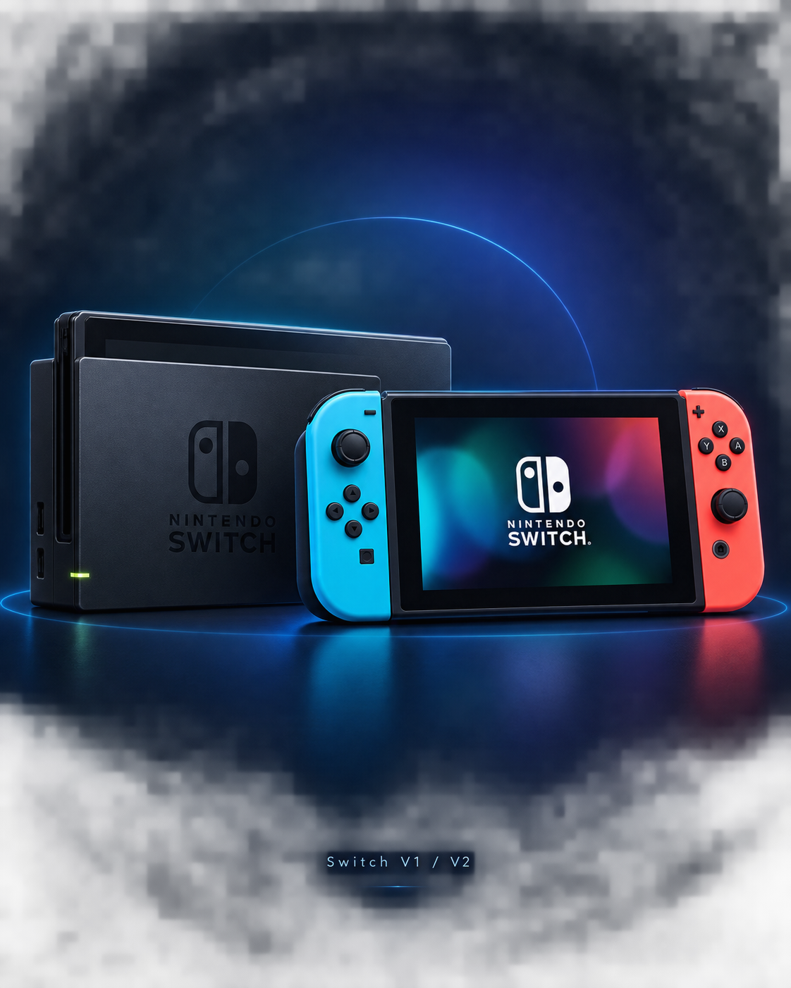 Nintendo Switch V1 o V2 con Joy-Con desmontables y base